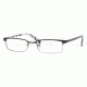 Ray-Ban RX8633 SV Prescription Eyeglasses - Shiny Black Demo Lens Frame / 52 mm Prescription Lenses, 1017-5217