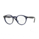 Ray-Ban RX2180V Eyeglass Frames 2013-49 - Trasparent Blue Frame