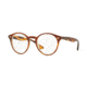 Ray-Ban RX2180V Eyeglass Frames 5677-49 - Top Brown Havana/horn Beige Frame