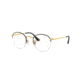 Ray-Ban RX3947V Eyeglass Frames 2946-51 - Gold On Top Black Frame