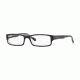 Ray-Ban RX5246 Eyeglass Frames 2034-50 - Top Black On Transparent Frame