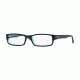 Ray-Ban RX5246 Eyeglass Frames 5092-52 - Black/grey/turquoise Frame