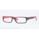 Ray-Ban RX5246 Eyeglass Frames 5225-52 - Top Grey On Matte Red Frame, Demo Lens Lenses