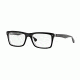 Ray-Ban RX5287 Single Vision Prescription Eyeglasses 2034-54 - Top Black On Transparent Frame