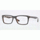 Ray-Ban RX5287 Single Vision Prescription Eyeglasses 5176-5218 - Top Grey/Variegated Brown Frame, Demo Lens Lenses