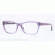Ray-Ban RX5298 Single Vision Prescription Eyeglasses 5230-55 - Trasparent Violet Frame, Demo Lens Lenses