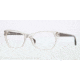 Ray-Ban RX5298 Single Vision Prescription Eyeglasses 5234-55 - Trasparent Beige Frame, Demo Lens Lenses