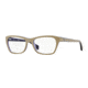 Ray-Ban RX5298 Single Vision Prescription Eyeglasses 5387-55 - Top Matte Beige On Trasp Viole Frame