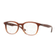 Ray-Ban RX5356 Single Vision Prescription Eyeglasses 5767-54 - Brown On Stripped Brown Frame