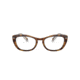 Ray-Ban RX5366 Prescription Eyeglasses, 52mm, Top Havana On Transparent, RX5366-5082-52-SV