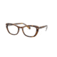 Ray-Ban RX5366 Prescription Eyeglasses, 52mm, Top Havana On Transparent, RX5366-5082-52-SV