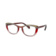 Ray-Ban RX5366 Prescription Eyeglasses, 52mm, Tri Gradient Bordeaux/Grey/Pink, RX5366-5835-52-SV