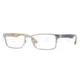 Ray-Ban RX6238 Eyeglass Frames 2553-5317 - Brushed Gunmetal Frame