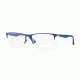 Ray-Ban RX6335 Bifocal Prescription Eyeglasses 2889-56 - Gunmetal On Top Eleccrtic Blue Frame