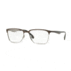 Ray-Ban RX6344 Bifocal Prescription Eyeglasses 2862-54 - Top Brushed Dark Brown On Gunm Frame