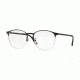 Ray-Ban RX6375F Prescription Eyeglasses, 55mm, Silver On Top Black, RX6375F-2861-55-SV