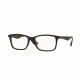 Ray-Ban RX7047 Eyeglass Frames 5451-56 - Matte Trasp Brown Frame