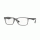 Ray-Ban RX7047 Eyeglass Frames 5482-56 - Matte Trasp Grey Frame