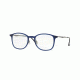 Ray-Ban RX7051 Single Vision Prescription Eyeglasses 5451-47 - Matte Dark Blue Frame