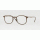 Ray-Ban RX7051 Single Vision Prescription Eyeglasses 5688-47 - Matte Brown Frame