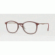 Ray-Ban RX7051 Single Vision Prescription Eyeglasses 5689-49 - Matte Bordo' Frame