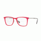 Ray-Ban RX7086 Bifocal Prescription Eyeglasses 5641-49 - Red Frame