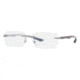 Ray Ban RX8404 #2502 - Gunmetal Top Black Frame, Demo Lens Lenses