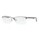 Ray-Ban RX8411 Eyeglass Frames 2518-5417 - Matte Grey Frame, Demo Lens Lenses