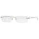Ray-Ban RX8647 Single Vision Prescription Eyewear 1086-5217 - Silver 