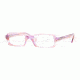Ray-Ban RY1519 SV Prescription Eyeglasses Pink-Striped Violet Frame / 44 mm Prescription Lenses, 3530-4416