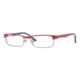 Ray-Ban RY1032 Single Vision Prescription Eyeglasses 4016-4515 - Dark Steel Frame