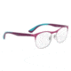 Ray-Ban RY1054 Eyeglass Frames 4071-47 - Silver On Top Matte Violet Frame