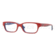 Ray-Ban RY1527 Eyeglass Frames 3577-4515 - Top Red on Blue Frame, Demo Lens Lenses