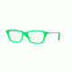 Ray-Ban RY1540 Progressive Prescription Eyeglasses 3619-46 - Green Fluo Trasparent Rubber Frame
