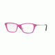 Ray-Ban RY1540 Progressive Prescription Eyeglasses 3620-46 - Violet Fluo Trasparent Rubber Frame