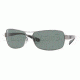 Ray-Ban RB3379 Sunglasses with No-Line Progressive Rx Prescription Lenses RB3379-004-6415 - Lens Diameter: 64 mm, Frame Color: Gunmetal