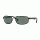Ray-Ban Bifocal Sunglasses RB3445 with Lined Bi-Focal Rx Prescription Lenses RB3445-002-58-64 - Lens Diameter 64 mm, Frame Color Black