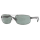 Ray-Ban Bifocal Sunglasses RB3445 with Lined Bi-Focal Rx Prescription Lenses RB3445-002-6417 - Frame Color: Black, Lens Diameter: 64 mm