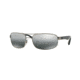 Ray-Ban Bifocal Sunglasses RB3445 with Lined Bi-Focal Rx Prescription Lenses RB3445-005-K3-64 - Lens Diameter 64 mm, Frame Color Matte Grey