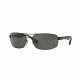 Ray-Ban Bifocal Sunglasses RB3445 with Lined Bi-Focal Rx Prescription Lenses RB3445-006-P2-61 - Lens Diameter 61 mm, Frame Color Matte Black