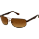 Ray-Ban Bifocal Sunglasses RB3445 with Lined Bi-Focal Rx Prescription Lenses RB3445-012-85-6117 - Lens Diameter 61 mm, Frame Color Matte Brown