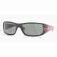 Ray-Ban Sunglasses RB4057 745-6116 - Shiny Black Crystal Green