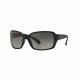 Ray-Ban Sunglasses RB4068 601SM3-60 - Matte Black Frame, Polar Lt Grey Grad Dk Grey Lenses