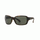 RayBan Highstreet RB4068 Sunglasses with No Line Progressive Rx Prescription Lenses RB4068-894-58-60 - Lens Diameter 60 mm, Frame Color Matte Havana