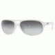 Ray-Ban Bifocal Sunglasses RB4124 with Lined Bi-Focal Rx Prescription Lenses RB4124-671-8G-6316 - Lens Diameter: 63 mm, Frame Color: Shiny White