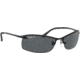 Ray-Ban Top Bar Sunglasses RB3183 002/81-63 - Black Frame, Polar Grey Lenses