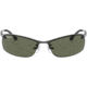Ray-Ban Top Bar Sunglasses RB3183 004-9A-6315 - Gunmetal Frame / Polarized Green Lenses