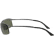 Ray-Ban Top Bar Sunglasses RB3183 004-9A-6315 - Gunmetal Frame / Polarized Green Lenses