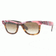 Ray-Ban Wayfarer II Prescription Sunglasses RB2143 RB2143-102651-4722 - Lens Diameter: 47 mm, Frame Color: Top Text. Str. Pink. Vio On Hav