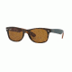 Ray-Ban Wayfarer RB2132 Sunglasses 6179-52 - Matte Havana Frame, Brown Lenses